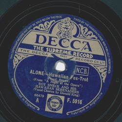 Roy Smeck and his Hawaiian Serenaders - Alone / But where...