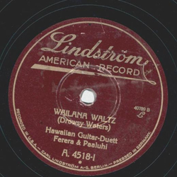 Hawaiian Guitar-Duett Fererea & Paaluhi - Wailana Waltz / Aloha Oe