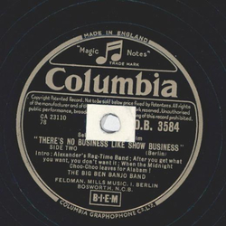 The Big Ben Banjo Band - Selection from the film:  Theres no Business like Show Business Part I and II
