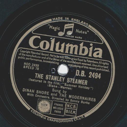 Dinah Shore - The Stanley Steamer / Far away places