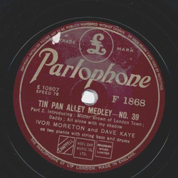 Ivor Moretom and Dave Kaye - Tin Pan Alley Medley No. 39 Part I and II