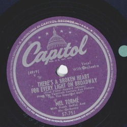 Mel Trome - Oh, Beautiful Doll / Theres a broken heart for every light on broadway