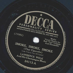 Lawrence Welk - Smoke, smoke, smoke / Pic-A-Nic-In