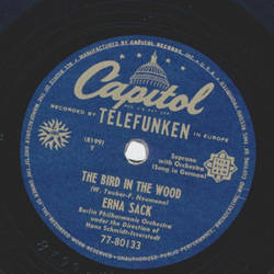 Erna Sack - The Bird in the Wood / La Foletta