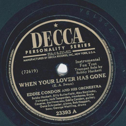 Eddie Condon - When your lover has gone / Wherever theres love