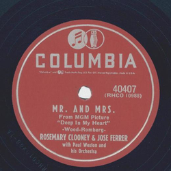 Rosemary Clooney, Jose Ferrer - Marry the Man / Mr. and Mrs.
