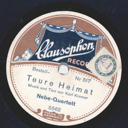 Nebe-Quartett - Ich bin so gern daheim / Teure Heimat