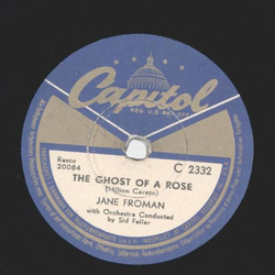 Jane Froman - I believe / The Ghost of a Rose