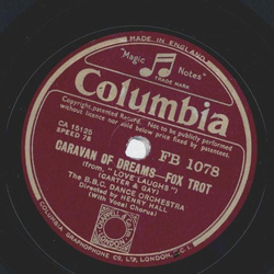 The B.C.C. Dance Orchestra: Henry Hall - Caravan of Dreams / Heres to you and Love
