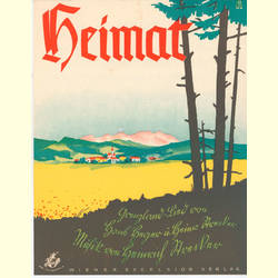 Notenheft / music sheet - Heimat