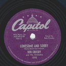 Bob Crosby - Lonesome and Sorry / Im waiting just for you