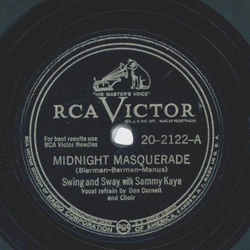 Sammy Kaye - Midnight Masquerade / I cant believe it was...