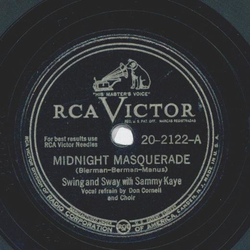 Sammy Kaye - Midnight Masquerade / I cant believe it was all make believe
