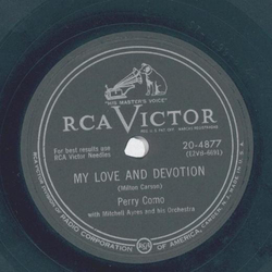 Perry Como - Sweethearts Holiday / My Love and Devotion