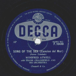 Winifred Atwall - Song of the sea / The black mask waltz