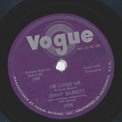 Jenny Barrett - Do me a favor / He loves me