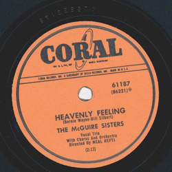 The McGuire Sisters - Heavenly feeling / Goodnight, Sweetheart, Goodnight