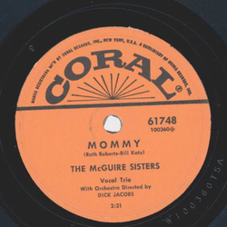 The McGuire Sisters - Mommy / Goodnight my Love, pleasant dreams