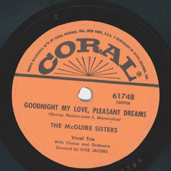 The McGuire Sisters - Mommy / Goodnight my Love, pleasant dreams