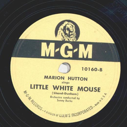 Marion Hutton - My Brooklyn Love Song / Little White Mouse