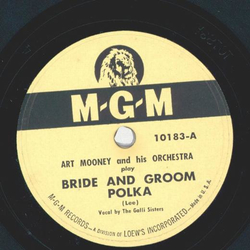 Art Mooney - Bride and Groom Polka / At a Sidewalk penny...