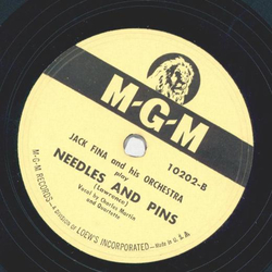 Jack Fina - Bubble-Loo, Bubble-Loo / Needles and Pins