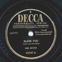 Ink Spots - Bless you / Address unkown
