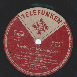 Guschi Rieck - Hamborger Kedelklopper / An de Alster, an...