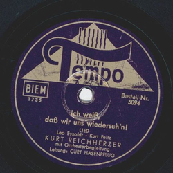 Kurt Reichherzer - Heimat / Ich wei, dass wir uns wiedersehn