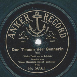 Wiener Harmonie-Streich-Orchester - Der Traum der Sennerin / Gromtterchen