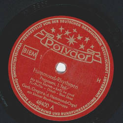 Gerhard Gregor, Hammond-Orgel - Hammond-Rhythmen