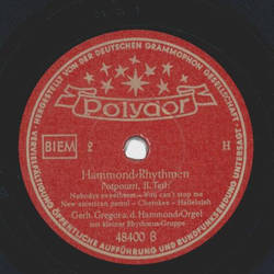 Gerhard Gregor, Hammond-Orgel - Hammond-Rhythmen