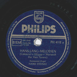 Hans Steiner - Hans-Lang-Melodien, Teil I und II