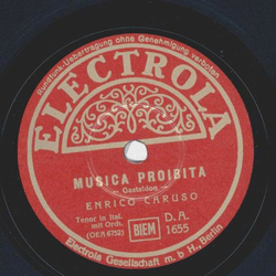 Enrico Caruso - Addio a Napoli / Musica Proibita