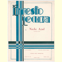 Notenheft / music sheet - Noche Azul