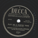 Andrews Sisters - Play me a hurtin tune / Im on a seesaw...