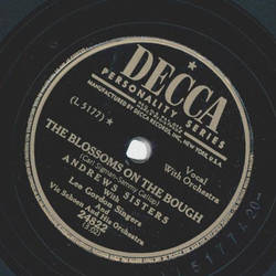 Andrews Sisters - Open Door - Open Arms / The Blossoms on the bough