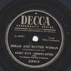 Danny Kaye - Andrews Sisters - Civilization / Bread and Butter Woman