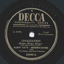 Danny Kaye - Andrews Sisters - Civilization / Bread and...