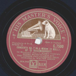 The London Philharmonic Orch.: Walter Goehr - Concerto...