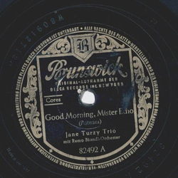 Jane Turzy Trio - Good Morning, Mister Echo / Be Doggone...