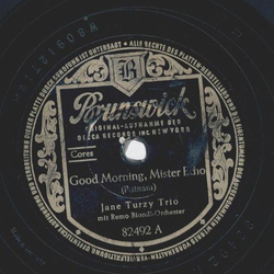 Jane Turzy Trio - Good Morning, Mister Echo / Be Doggone Sure you call 