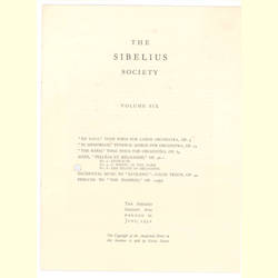 London Symphony Orchestra: Robert Kajanus - The Sibelius Society Volume six, (7 Records)