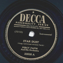 Percy Faith - Star Dust / Embraceable you