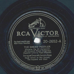 Sammy Kaye - The dream peddler / I cant afford to send you roses