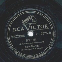 Tony Martin - Forever Amber / My Sin