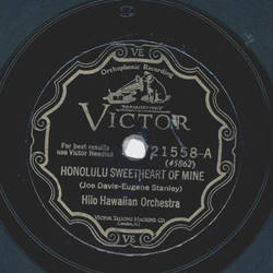 Hilo Hawaiian Orchestra - Honolulu Sweetheart of mine / Along Miami shore