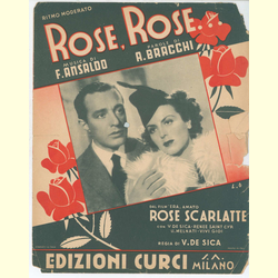 Notenheft / music sheet - Rose, Rose