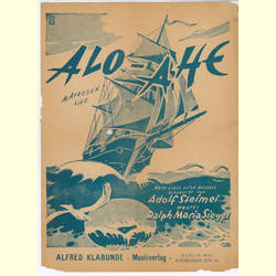 Notenheft / music sheet - Alo-Ahe