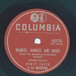Percy Faith - Baubles, Bangles and Beads / And this is my beloved